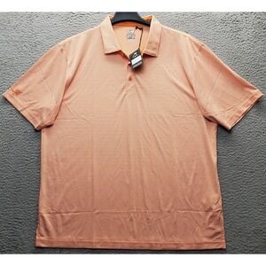 Ahead Golf Tennis Polo Shirt Mens XXL Multi Striped Short Sleeve Performance